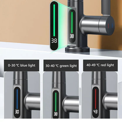 Premium Stainless Faucet with Temperature Control