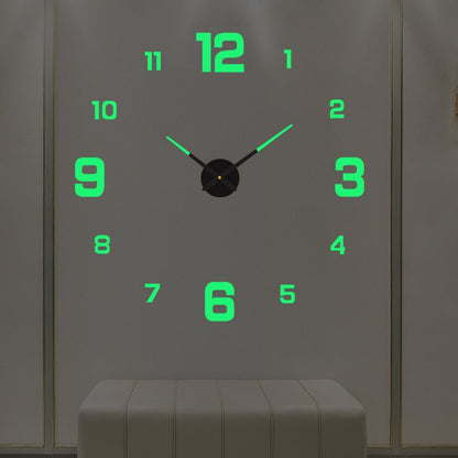 Modern 3D Glow Silent Wall Clock
