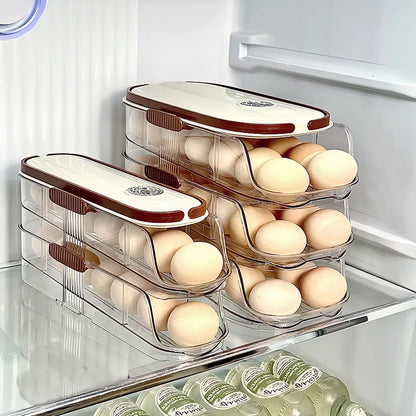 Space Saving Stackable Egg Holder Tray