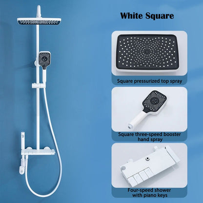 Deluxe Waterfall Shower Head Bath Kit