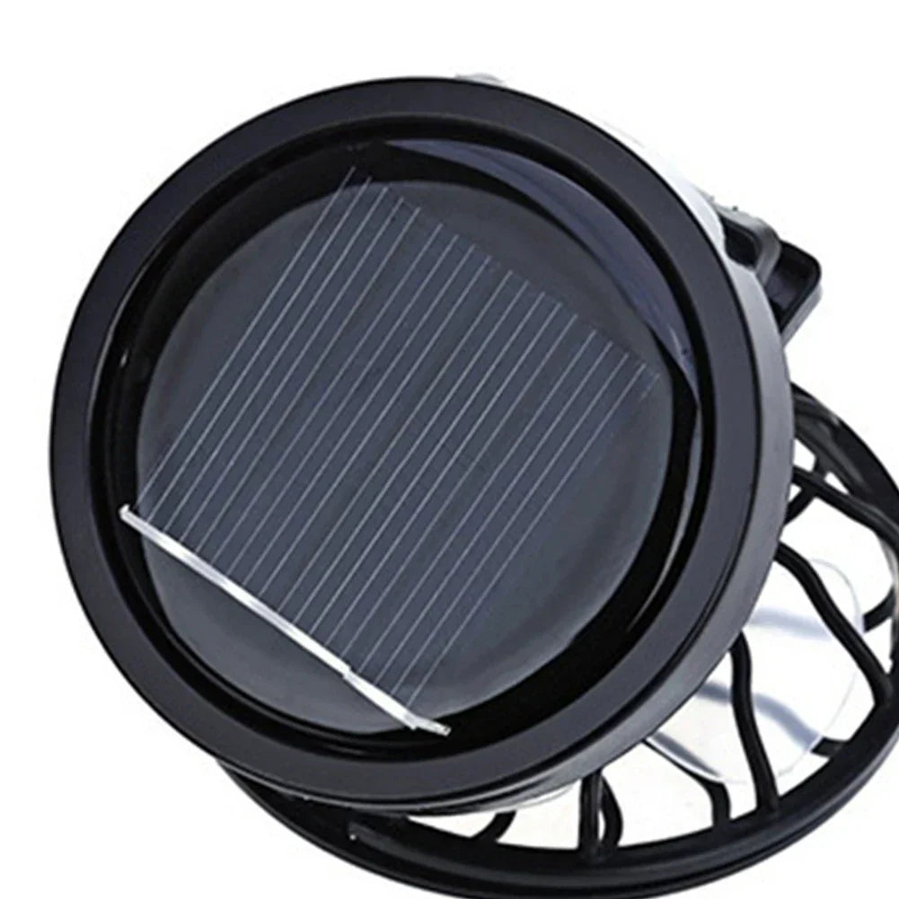 Compact Rechargeable Solar Clip Fan