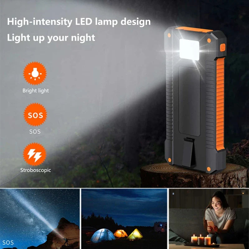 Large Portable Solar Charger Battery Pack