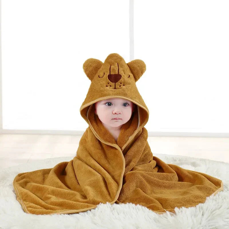 Adorable Animal Hooded Towel for Babies