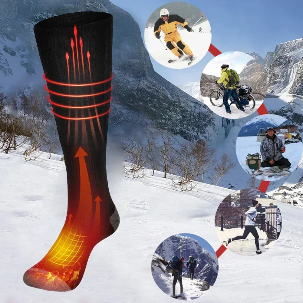 Cozy Electric Heated Socks with 3 Temperature Modes - Luxicro