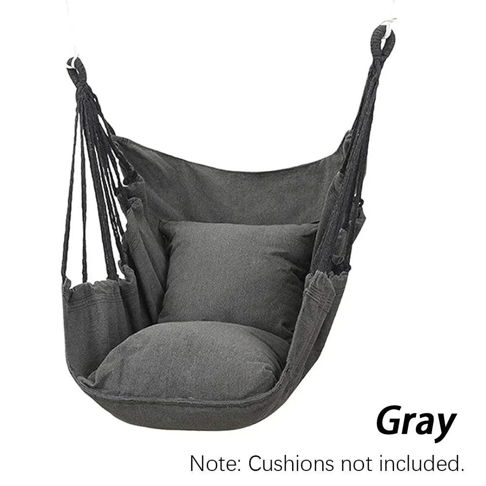 Cozy Suspended Hammock Chair for Home Patio - Luxicro