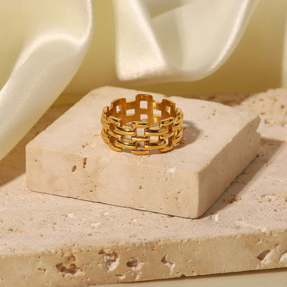 Luxury Seed Bead Cocktail Ring