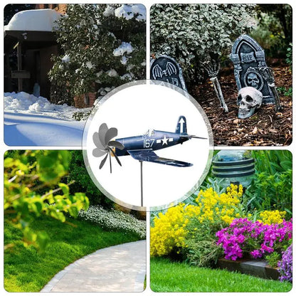 Stylish Metal Wind Spinner Outdoor Decoration