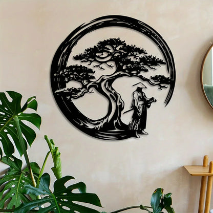 Beautiful Asian Bonsai Tree Wall Decoration