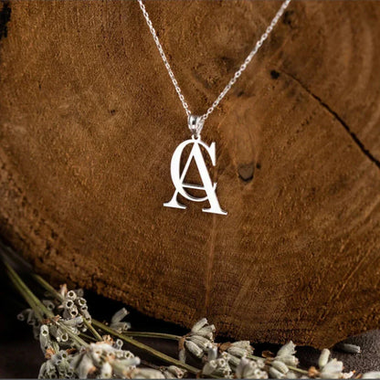 Personalized Monogrammed Pendant Necklace