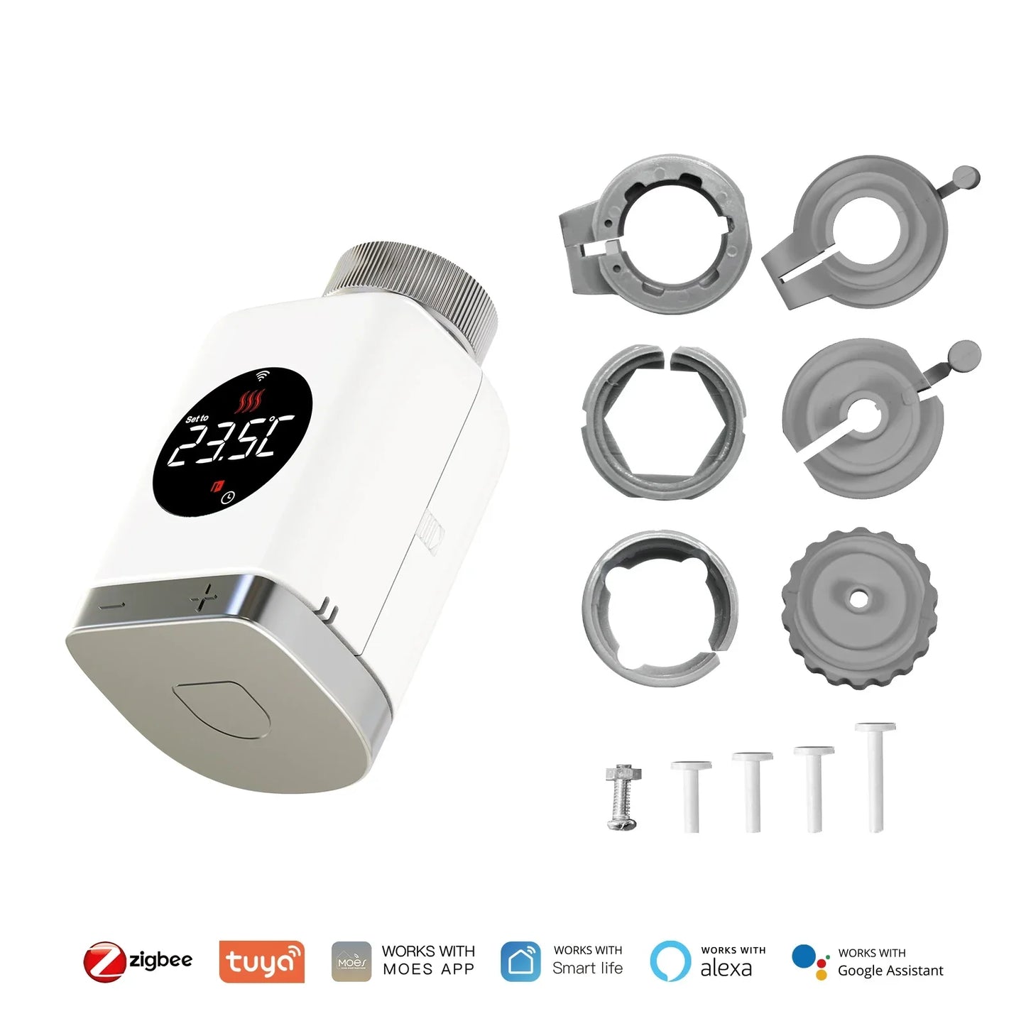 Wireless Thermostat Valve with WiFi and Remote Control
