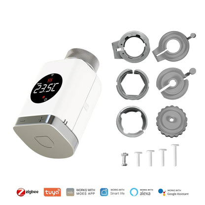 Wireless Thermostat Valve with WiFi and Remote Control