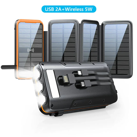 Compact Solar External Battery Fast Charging - Luxicro