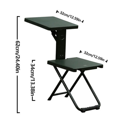 Collapsible Outdoor Camping Table Chair Set - Luxicro