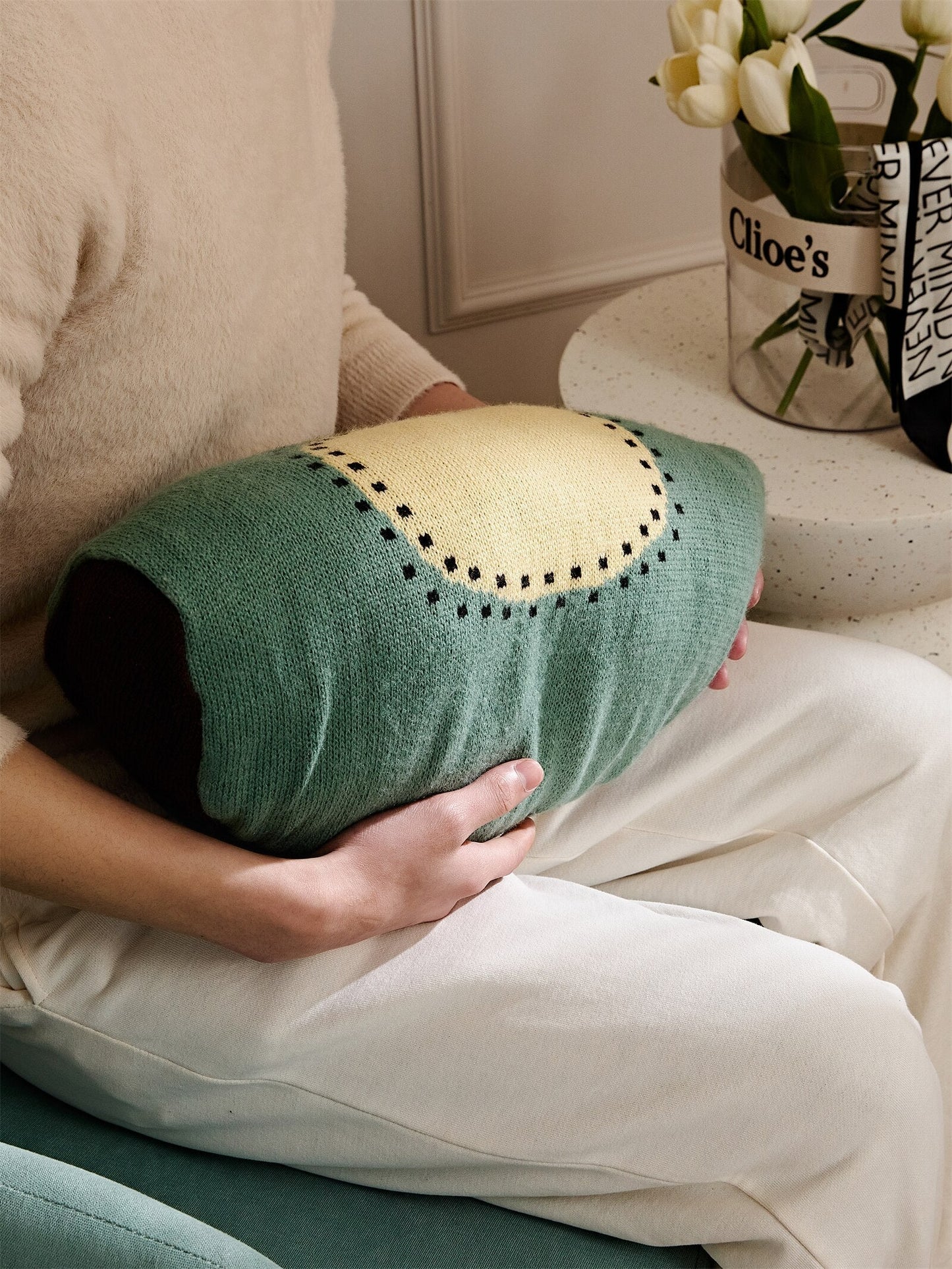 Colorful Fruit Throw Pillow