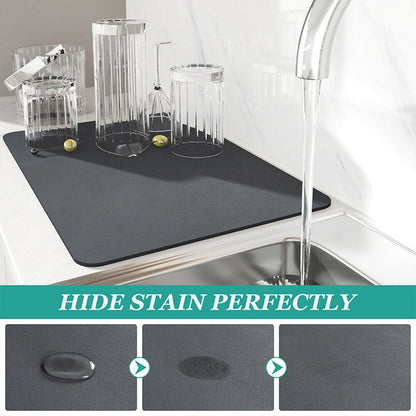 Extra Large Super Absorbent Kitchen Drain Mat