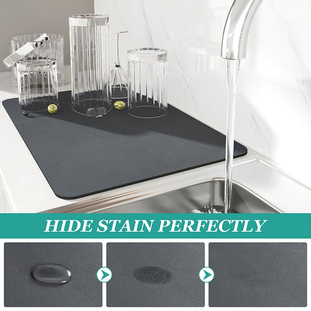 Big Non Slip Kitchen Sink Mat