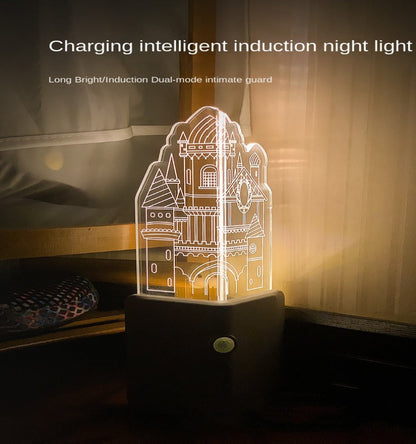Bright 3D LED Rechargeable Night Light
