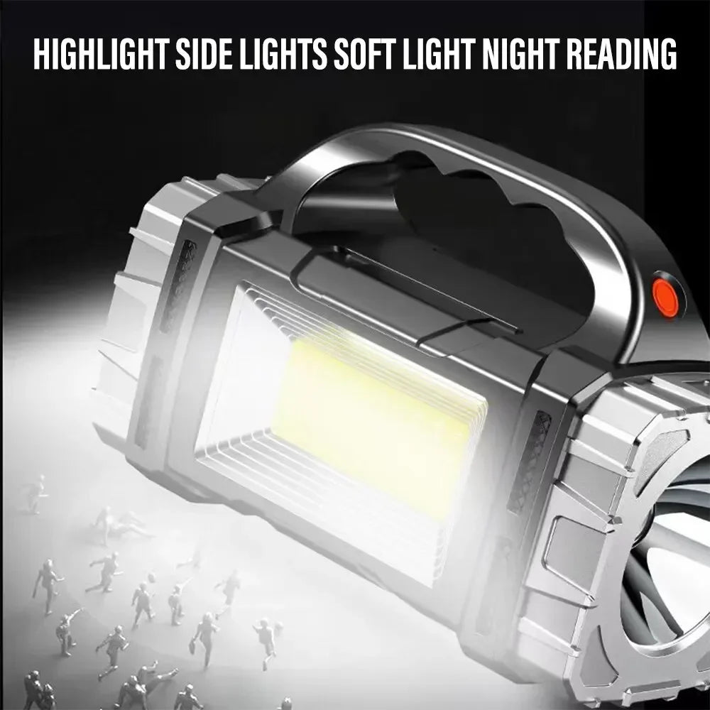Compact Solar Power Bank with LED Lantern