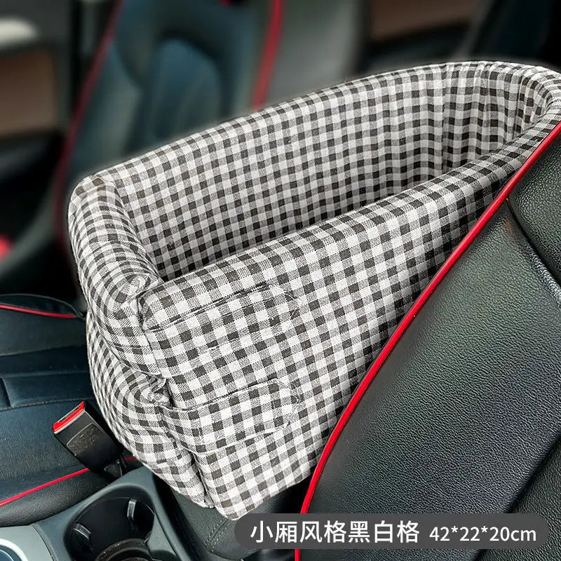 Comfy Pet Car Booster Seat Portable Travel Bed
