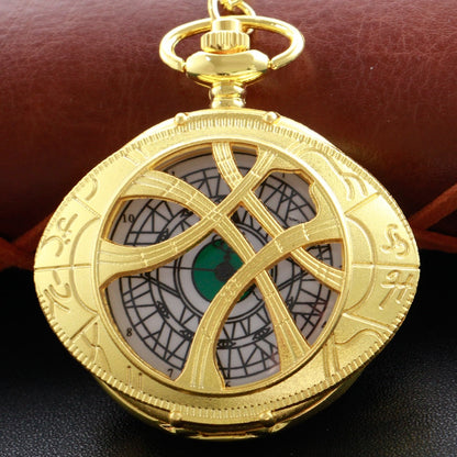 Unique Antique Style Pocket Watch Necklace