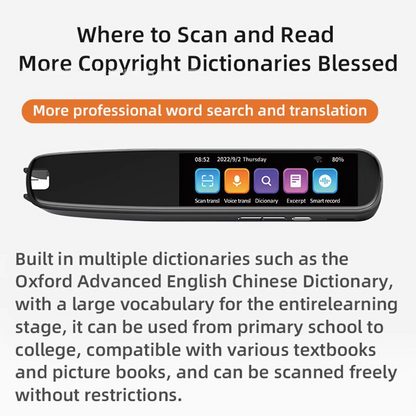 Portable Instant Language Translator Pen Scanner