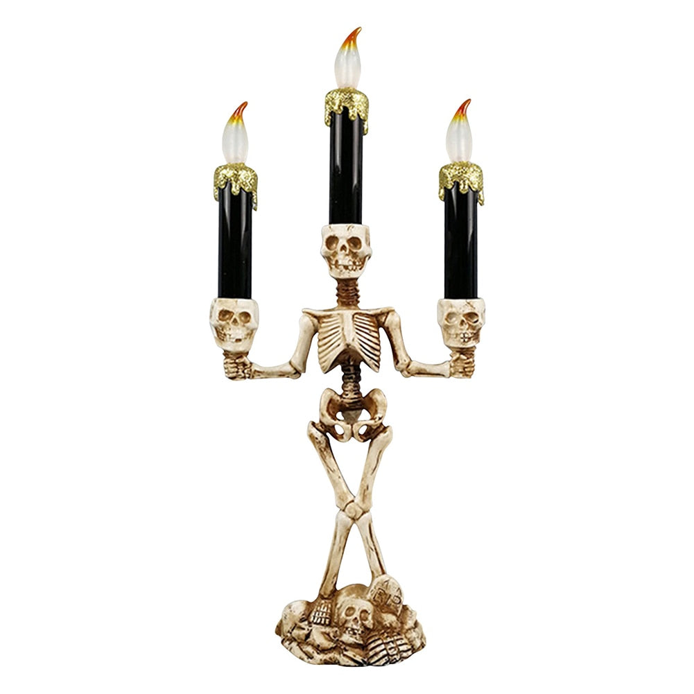 Creepy Skull Halloween Tea Lights - Luxicro