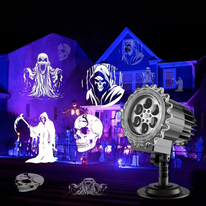 Spooky Halloween Outdoor Laser Light Projector Decor - Luxicro
