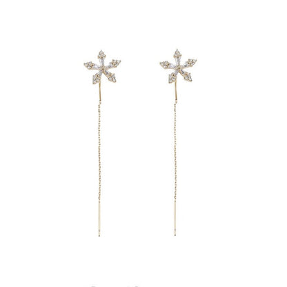 Beautiful Floral Dangling Drop Earrings