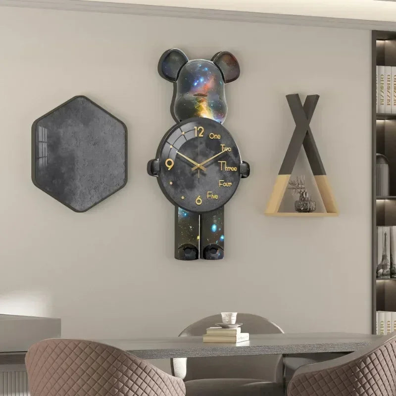 Stylish Star Design LED Wall Clock