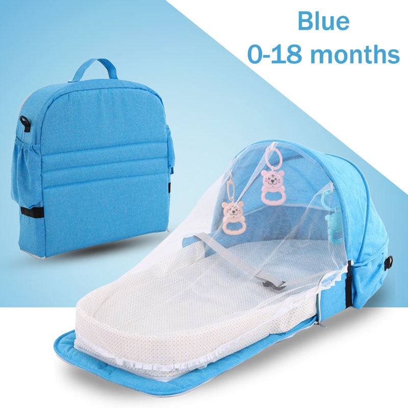Portable Baby Crib Backpack Travel Carrier - Luxicro