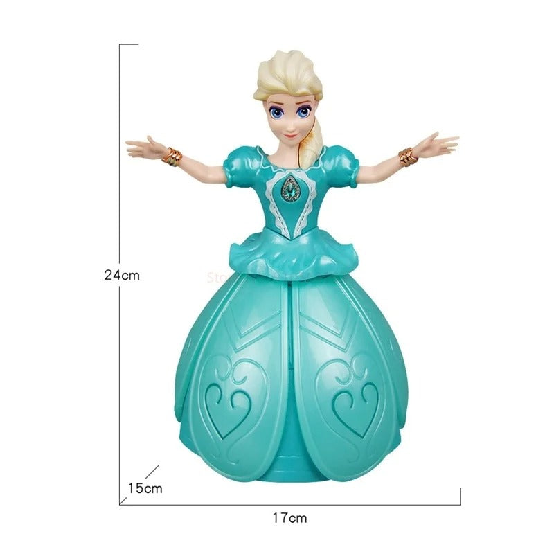 Glittery Singing Princess Toy with Lights