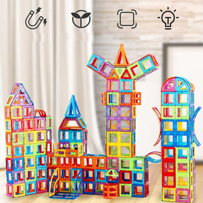 Colorful Magnetic Building Blocks Set
