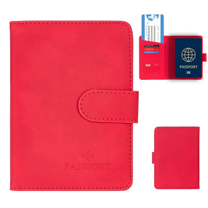 Secure Travel Passport Wallet for Men Women
