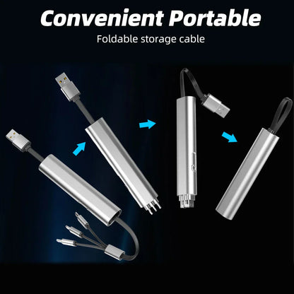 Durable 3in1 Metal Fast USB Charging Cord
