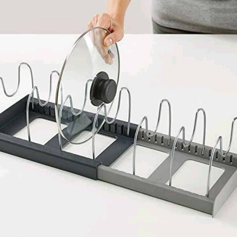 Kitchen Cabinet Cookware Storage Rack