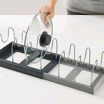 Kitchen Cabinet Cookware Storage Rack
