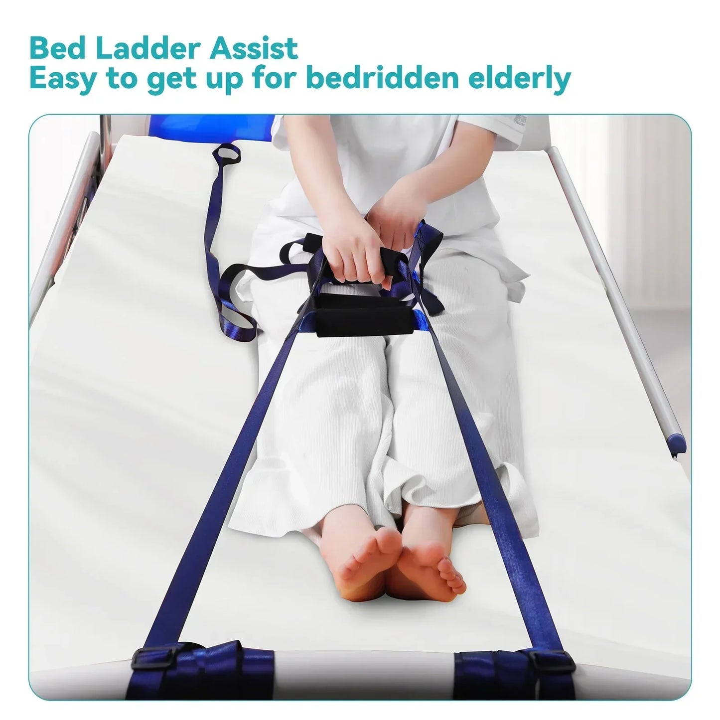 Easy Grip Bed Rail Support Handle