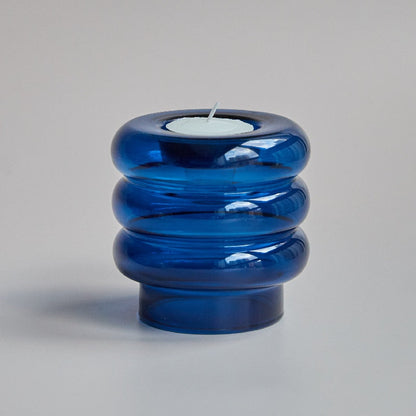 Unique Clear Spiral Candle Holder