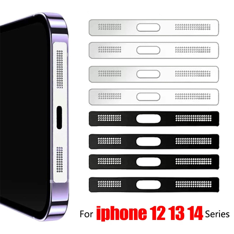 Premium Phone Speaker Mesh Dustproof Sticker Set