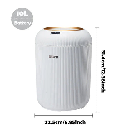 Compact Touchless Sensor Trash Can, Smart Home Bin