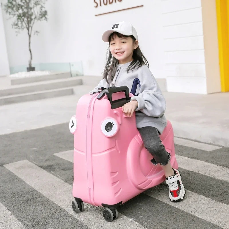Colorful Kids Rolling Suitcase