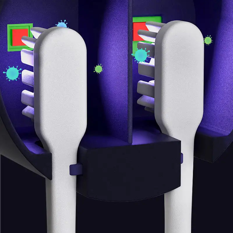 Automatic UV Toothbrush Sanitizer Wall Mount Holder