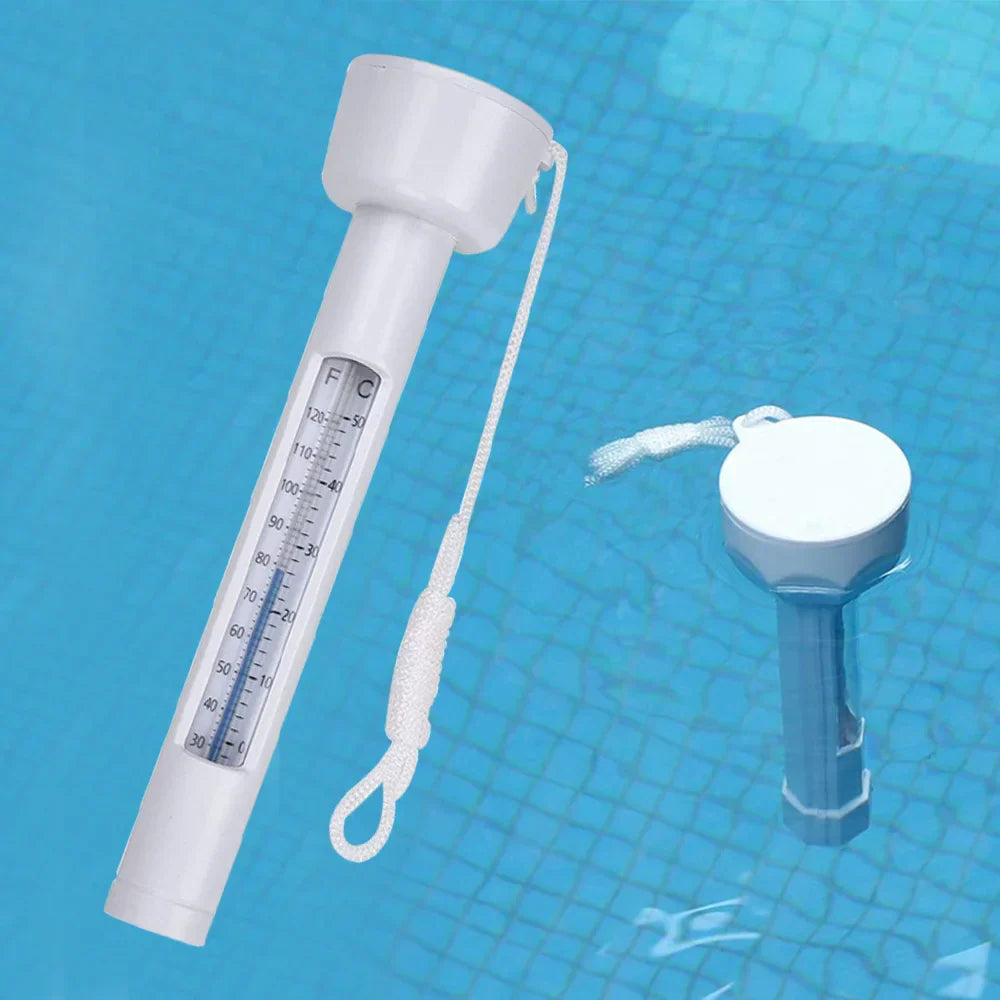 Accurate Pool Thermometer, Waterproof Floating Temperature Gauge - Luxicro