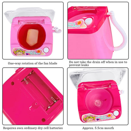 Compact Travel Makeup Brush Cleaning Tool