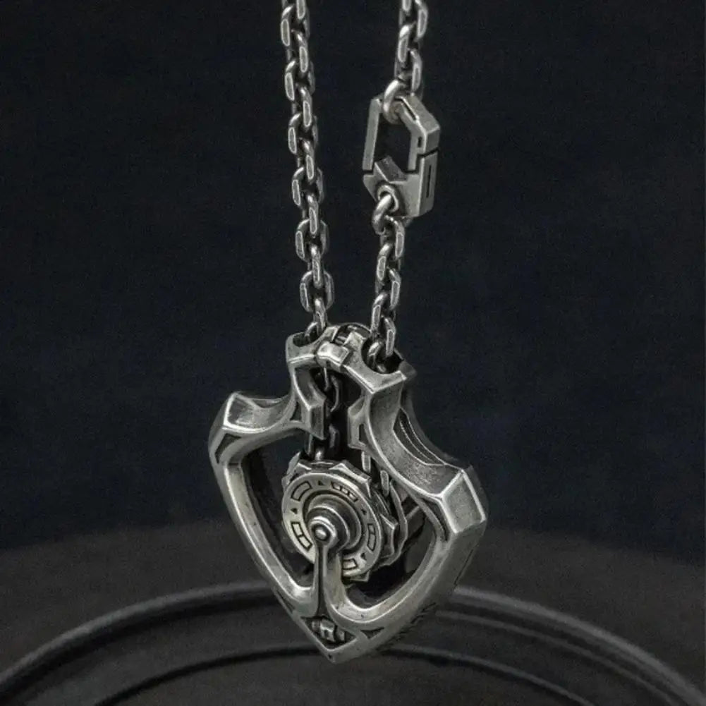 Classic Automatic Steampunk Gear Necklace