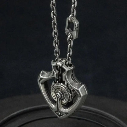 Classic Automatic Steampunk Gear Necklace