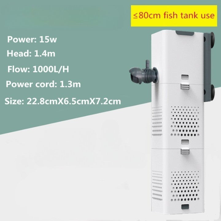 Clear Fish Tank Filtration System
