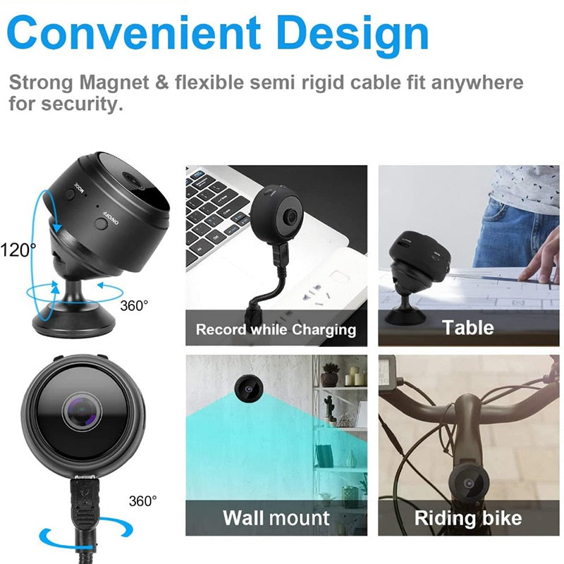 Compact Smart Home Security Camera