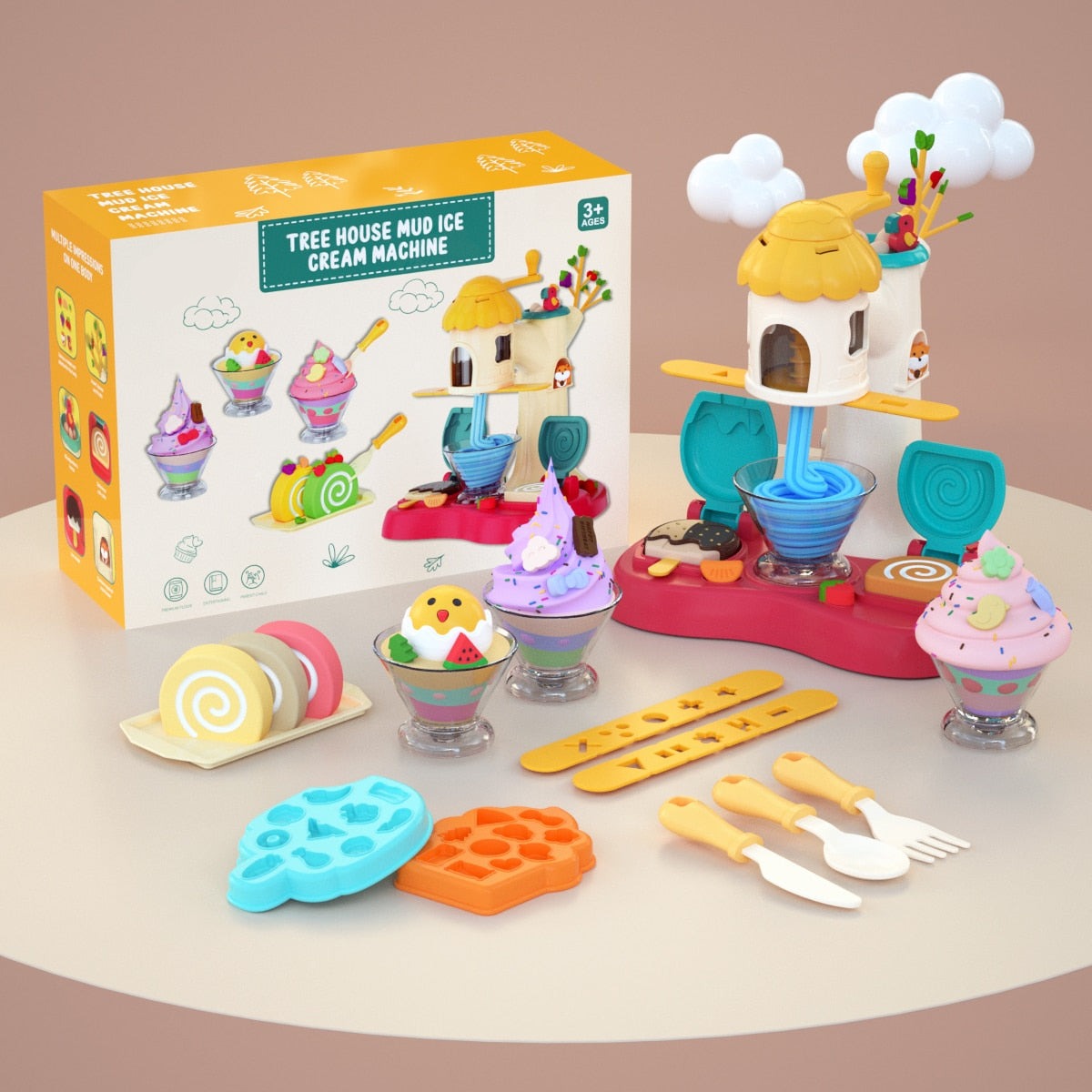 Fun Play Kitchen Food Toy Set - Luxicro