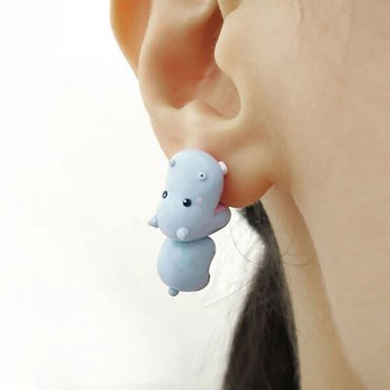 Colorful Cute Character Drop Earrings